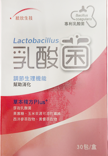 統欣生物科技 乳酸菌, 3g, 30包, 1盒