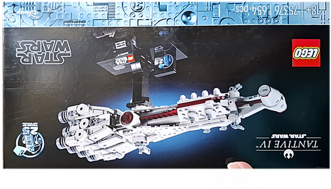LEGO 75376 星際大戰系列 坦地夫四號 Tantive IVTM 18歲以上, 1盒, 坦地夫四號 Ta ive IVTM
