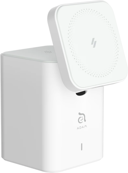 ADAM elements 亞果元素 Mag 4 30W 四合一 磁吸無線充電 電源供應器 快充 GaN USB-C及USB-A接口 白色