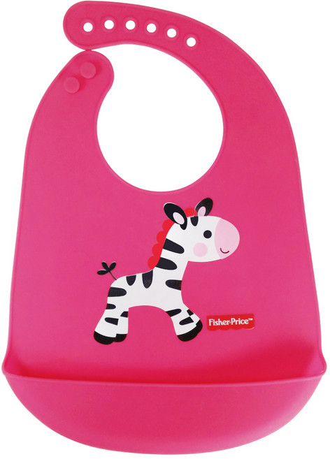 피셔프라이스 실리콘 턱받이, 핑크, 1매, 1개