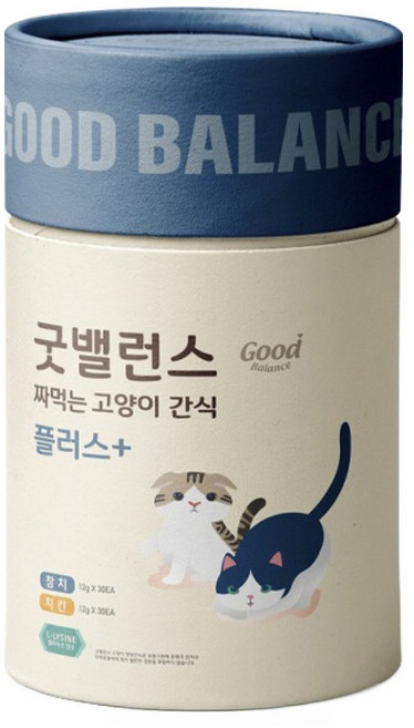 굿밸런스 고양이 짜먹는 간식 플러스, 참치 + 치킨, 12g, 60개