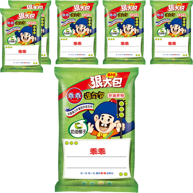乖乖 玉米脆條 奶油椰子, 80g, 6包
