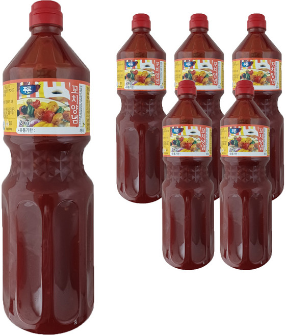 푸른식품 꼬치 양념소스, 2kg, 6개