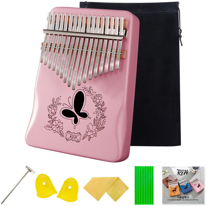 레브악기 어쿠스틱 마호가니 17음계 칼림바 RK12P, 단품, 1개