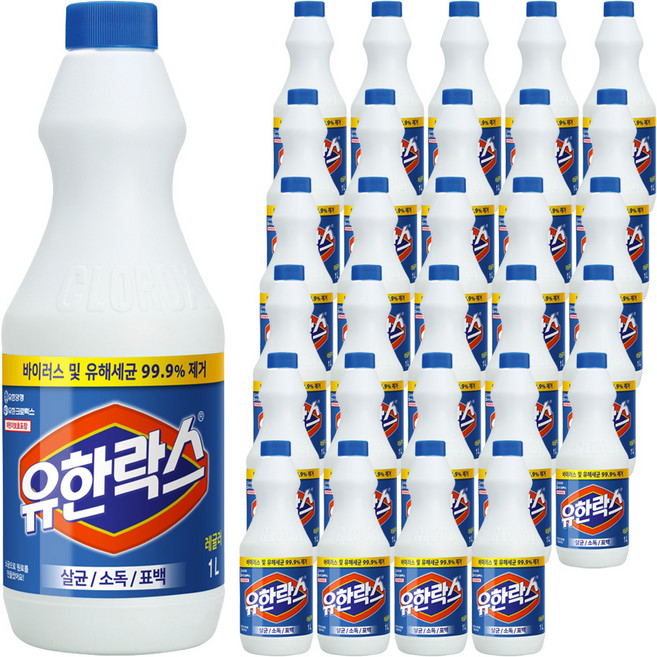 유한락스 레귤러, 1L, 30개