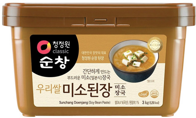 청정원순창 우리쌀 미소된장, 3kg, 1개