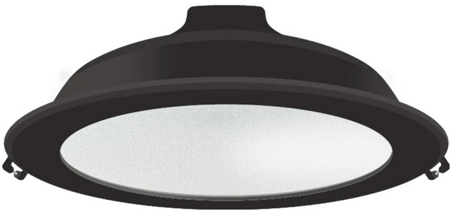 DANCELIGHT 舞光 奧丁嵌燈16W 15cm 貴族黑 黃光3000K R2, 1個