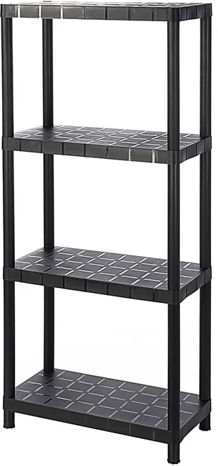 KEYWAY 聯府 德克600型四層架 重型架型, 黑色, 4層