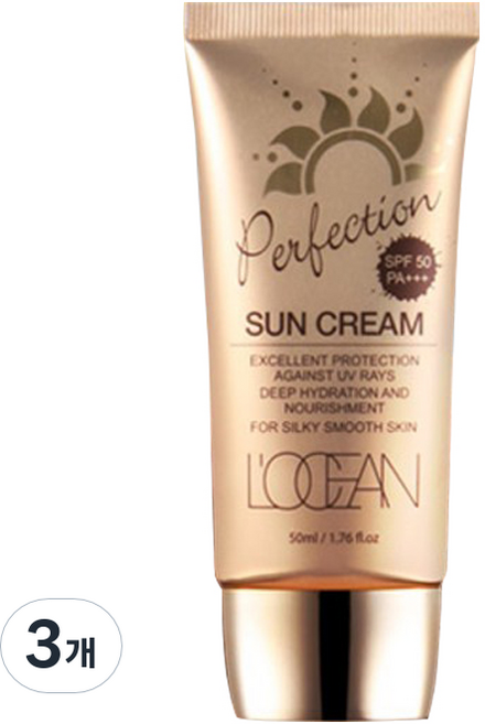 로쎄앙 퍼팩션 썬크림 SPF50 PA+++, 50ml, 3개