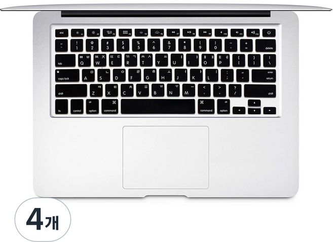 Wooyoung Communication MacBook Pro 14 鍵盤膜 A2779, 黑色, 4個
