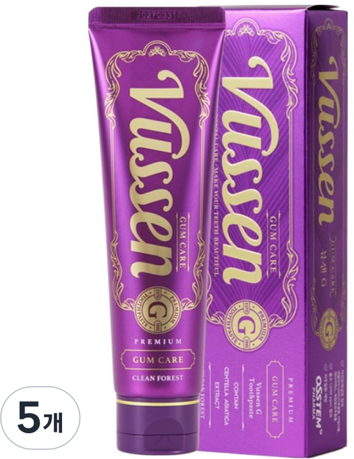 뷰센 G 잇몸케어 치약 120g, 1개입, 5개
