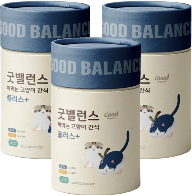 굿밸런스 고양이 짜먹는 간식 플러스, 참치 + 치킨, 12g, 180개