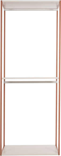 리바트 아일 드레스룸 800 단독형 짧은옷장 방문설치, 오렌지