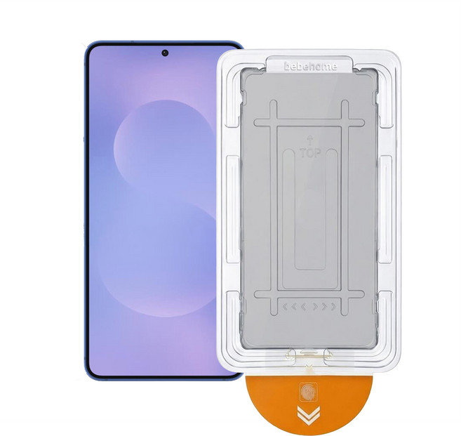 bebehome 防窺懶人速貼滿版手機玻璃螢幕保護貼膜, 1個