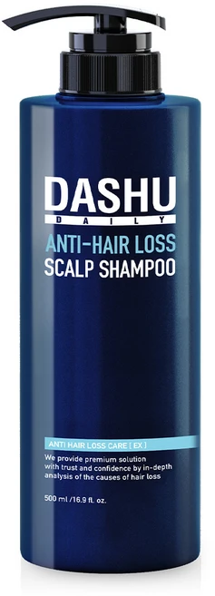다슈 데일리 한방 두피 골드 샴푸 EX 시트러스우디향, 500ml, 1개 - 쿠팡