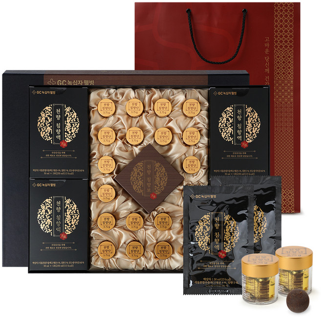 GC녹십자웰빙 천향침향보 침향단 3.75g x 20p + 침향액 50ml x 20p, 1세트
