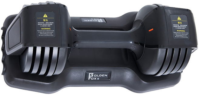 GOLDEN Fox 快速可調式啞鈴 25 lb GF-025 39.5 x 18 x 15.4cm, 11.45kg, 1個