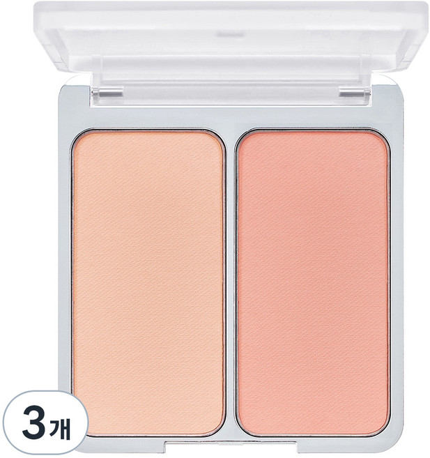 투에이엔 듀얼치크 블러셔 9g, 08누드헤이즈, 3개