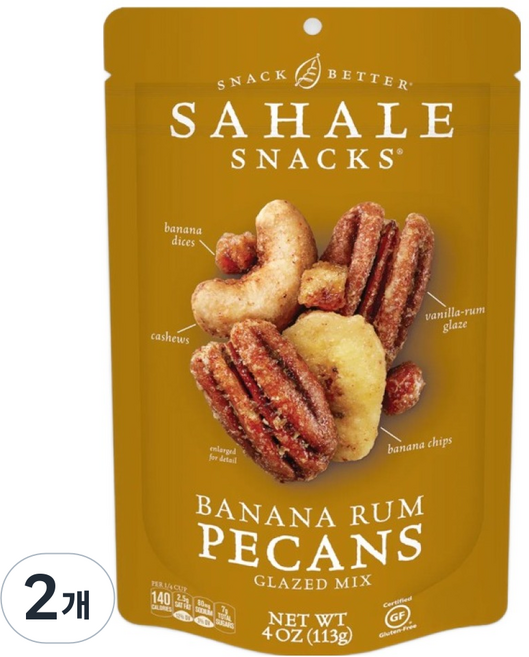SAHALE SNACKS 香蕉胡桃, 2個