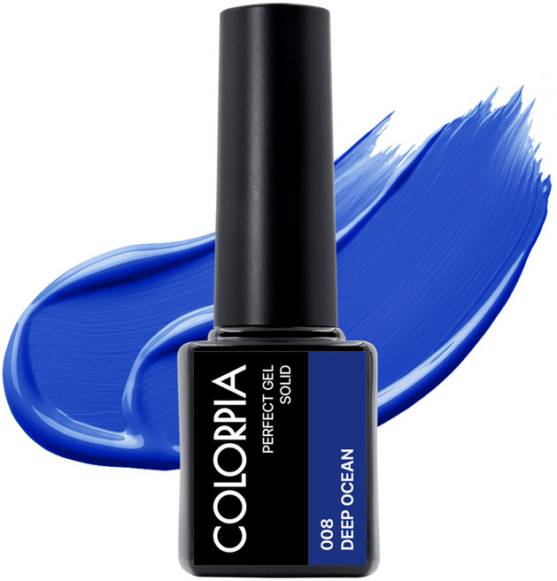 칼라피아 원스텝 솔리드 컬러 젤네일, 008 딥 오션, 6g, 1개