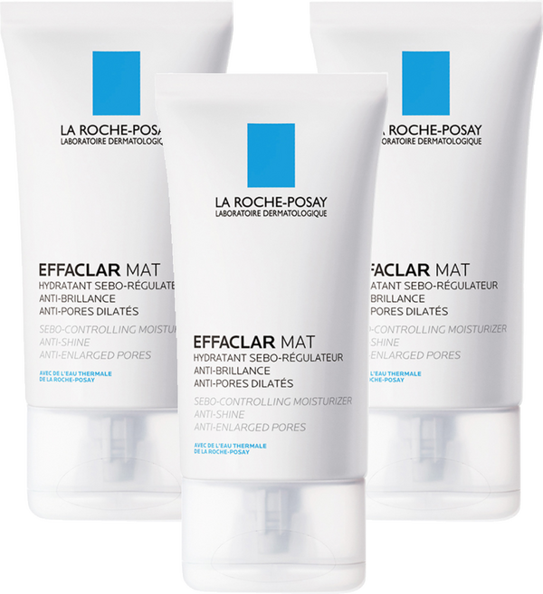 LA ROCHE POSAY 理膚寶水 毛孔緊緻控油保濕乳, 40ml, 3條