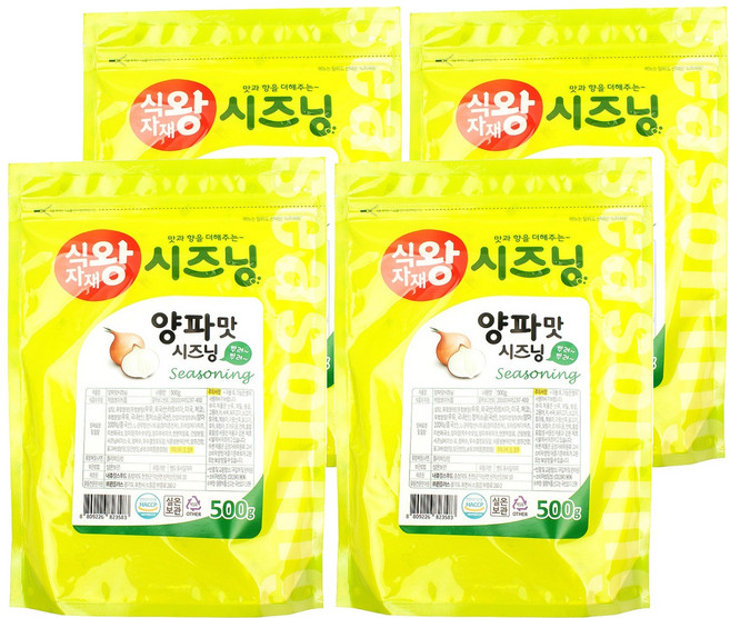 식자재왕 시즈닝분말 양파맛, 500g, 4개