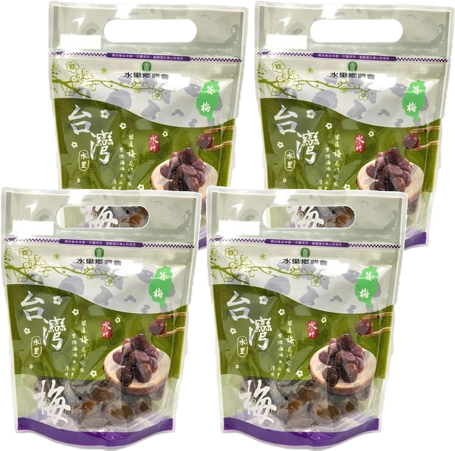 水里鄉農會 台灣梅 茶梅, 500g, 4包