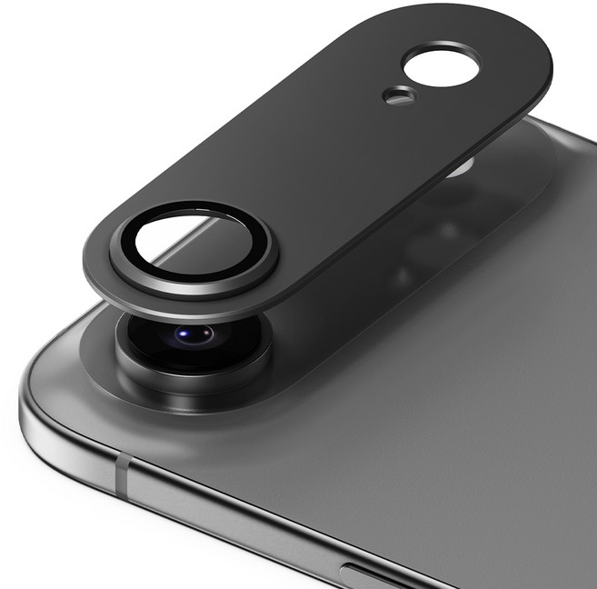 신지모루 메탈 풀커버 프로텍터 강화유리 휴대폰 카메라 액정보호필름 세트 블랙, 1세트