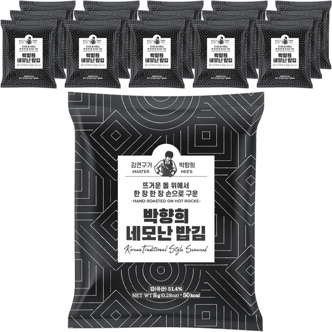 김연구가박향희 박향희 네모난 밥김, 8g, 16개