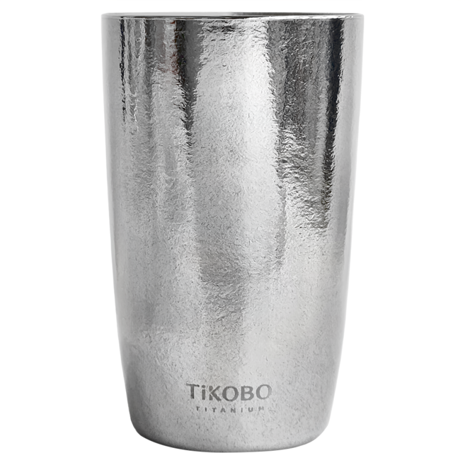 TiKOBO 鈦工坊 雙層真空蛋形杯 480ml, 1個, 不鏽鋼色