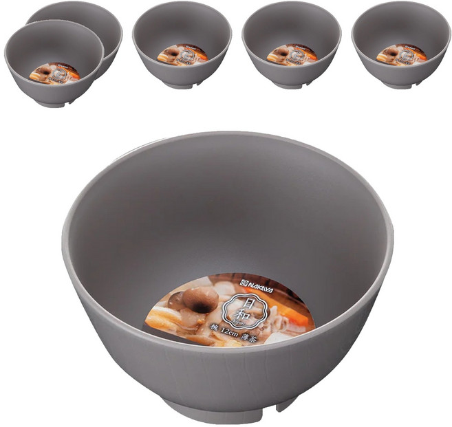 NAKAYA 日本日和椀 日式圓菜碗 套組, 6件組碗, 6個