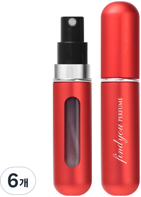 파인듀 향수 공병 5ml, 매트레드, 6개