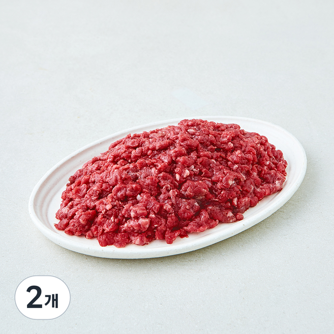 농협경제지주 더한점 1등급 우둔 다짐육 (냉장), 2개, 300g