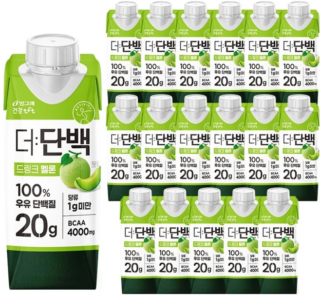 더단백 멜론, 250ml, 18개 - 쿠팡