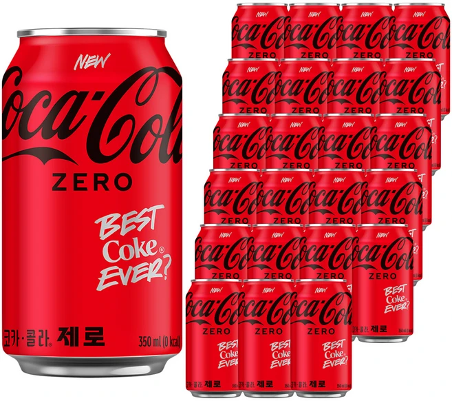 코카콜라 제로, 350ml, 24개 - 쿠팡