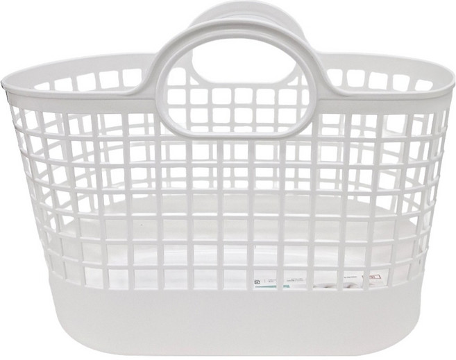 like-it 手提式網格透氣洗衣籃 S137051015, 白色
