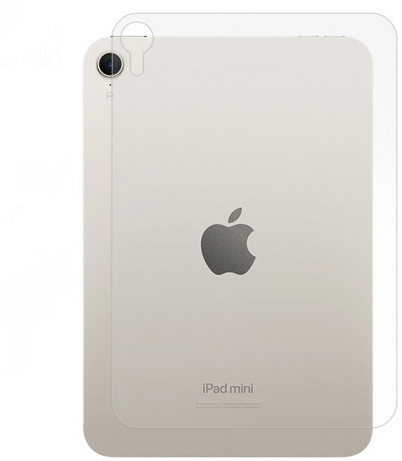 Healing Shield iPad Mini 7代/6代 8.3吋 霧面 背面保護貼 套組, 1個, 透明