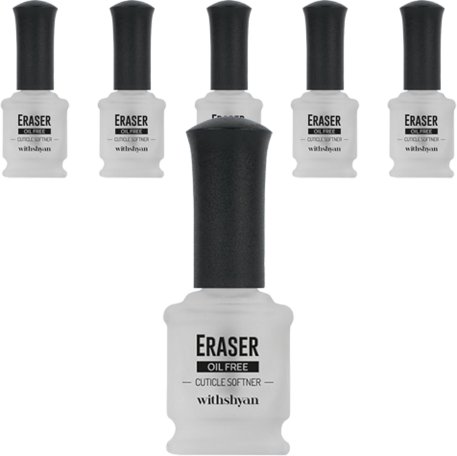 withshyan Erasers 指緣軟化液, 15ml, 6個