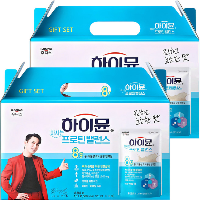 하이뮨 마시는 프로틴 밸런스, 125ml, 24개
