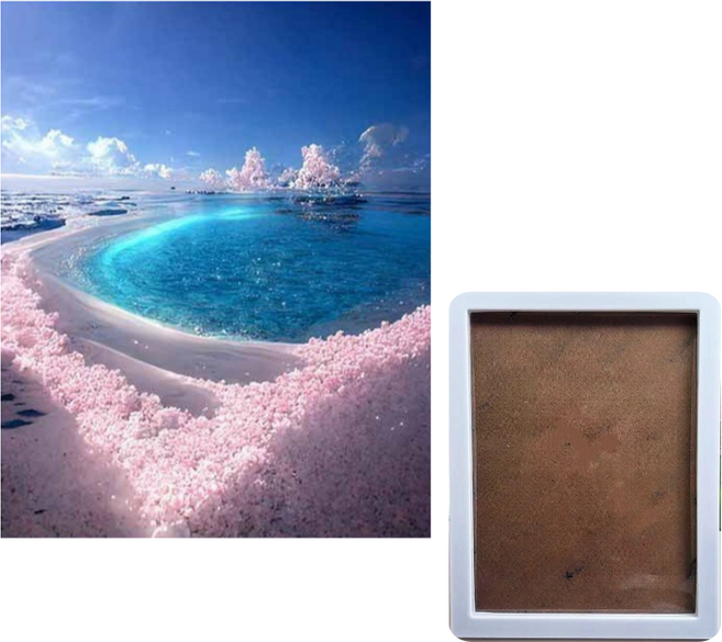 포즈샤인 3D DIY 몽환적인 보석십자수 캔버스형 30X40cm, 환상, 1세트