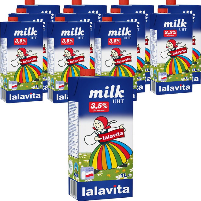 워비츠 라라비타 멸균우유, 1L, 12개