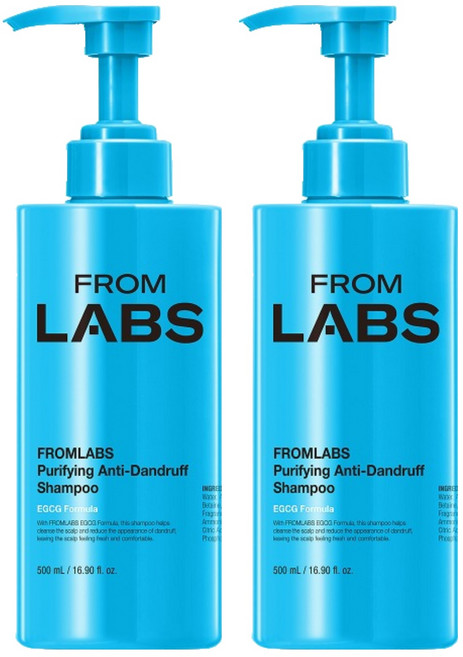 프롬랩스 퓨리파잉 비듬 개선 지성 샴푸, 2개, 500ml