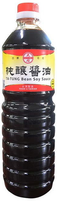 大同醬油 大同純釀造醬油, 1L, 1瓶