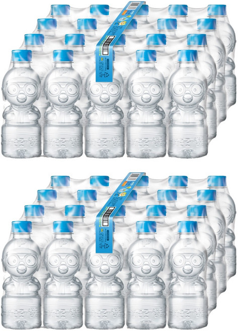 팔도 뽀로로 샘물 무라벨, 260ml, 40개