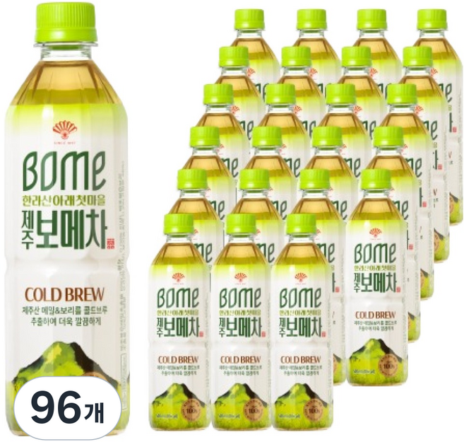 동화약품 제주 보메차, 500ml, 96개
