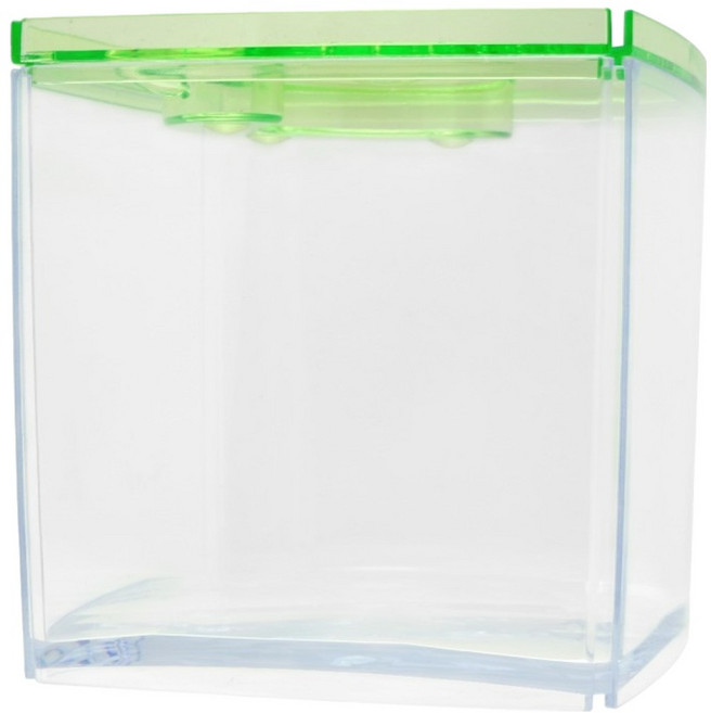 ISTA 伊士達 摩登造型缸四角缸 可堆疊迷你水族箱, 綠色, 1個