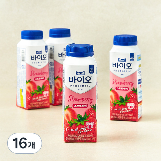 매일바이오 드링킹 요거트 딸기, 250ml, 4개입, 4개