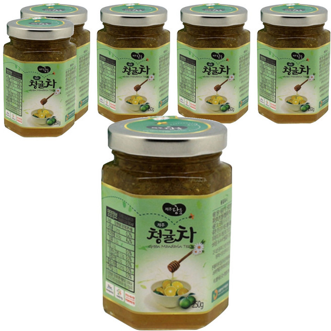 제주담움 청귤차, 1개입, 6개, 250g