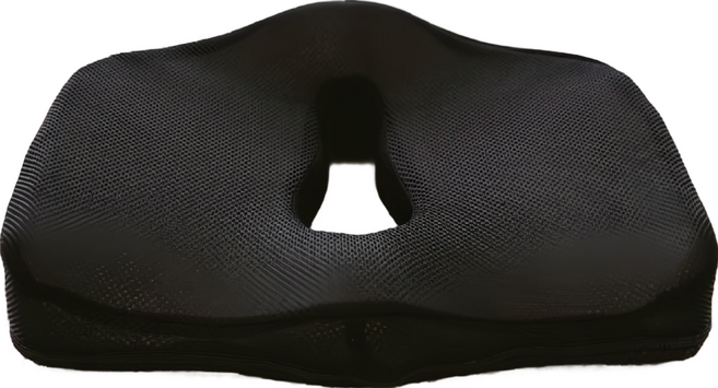 comet 3D尾椎減壓坐墊, 黑色, 1入