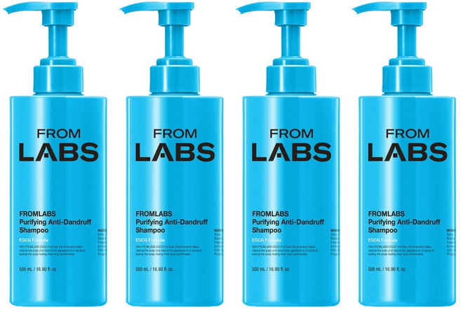 프롬랩스 퓨리파잉 비듬 개선 샴푸, 4개, 500ml